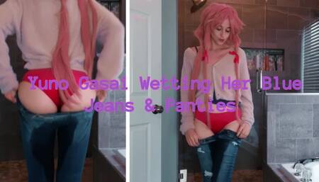 Yuno Gasai Wetting Her Jeans & Panties SD