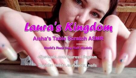 Aisha's Table Scratching