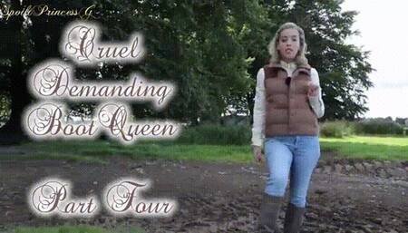 Cruel Demanding Boot Queen - Part Four