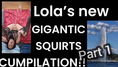 BRAND NEW, HUGE GIGANTIC SQUIRTS CUMPILATION!! Part 1