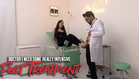 Doctor Hex treat Nara's feet with an intense footjob (720 EN-sub)
