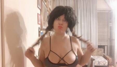 HANDICAPPED YOUNG WOMAN