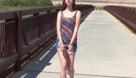 Diana - Handcuffed Walk on Bridge (AVI)