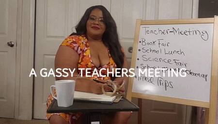 A GASSY TEACHER'S MEETING