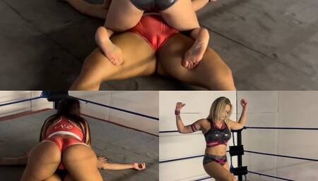 barefoot female wrestling