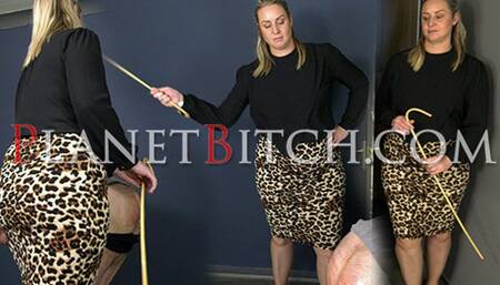 Caned by his next door neighbour