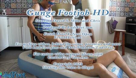 Gunge Footjob HD