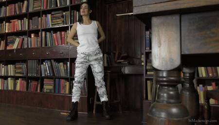 Sexy Miss Tolman Knows You Are Peeping On Her As She Strips