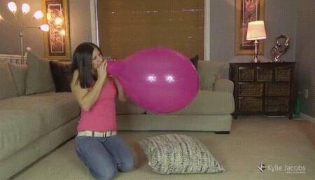 8 Balloon Blow2Pop Compilation #7 - Kylie Jacobs - MP4 720p HD