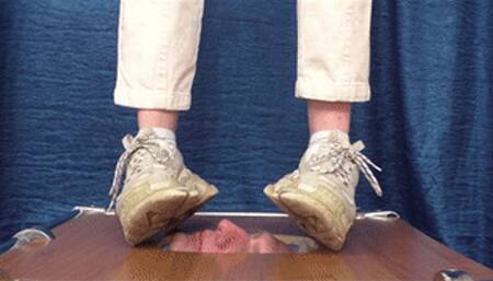 College girl in Balenciaga sneakers crushes my floor-face (part 1 of 5), flo563x 1080p