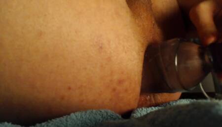 Huge Bottle in My Ass - Extreme Insertion Anal