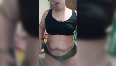 Drinking Soda and Playing with Belly