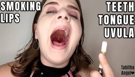 Smoking Lips Teeth Tongue Uvula