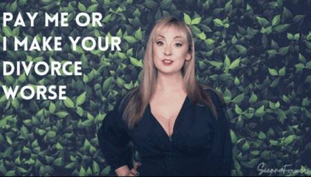 Pay Me or I'll make your divorce worse