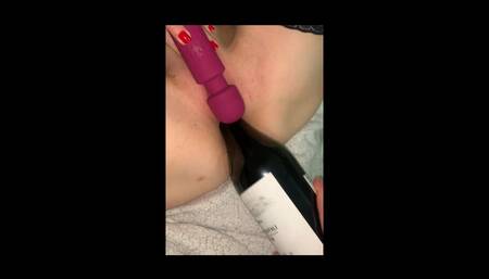 Bottle in Pussy to My Stepmother