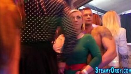 Cfnm party teen blowing