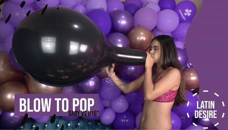 Blow to Pop Long Neck Unique 16" By Gaby - 4K