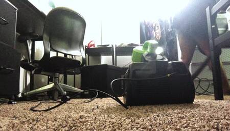 Tinies on the run from Giantess Evil Giant Vacuum  4k