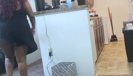 Teenie David gets Covered in a Sexy Giantess Dirty Clothes 4k