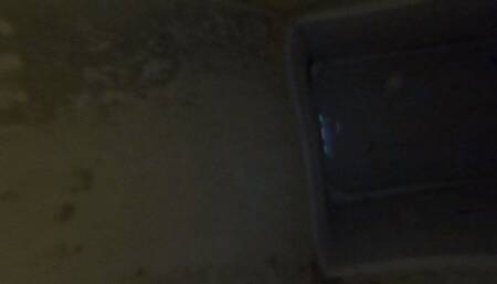 Giantess has Breathe with Teenie in her Giant Toilet POV 4k