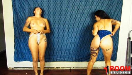 Twin Wedgie Battle with Sushii