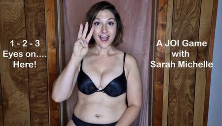 One Two Three Eyes on: Here! A JOI Game with Sarah Michelle - 720p MP4