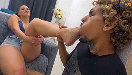 You must clean my feet now! - Clip 6 ## NewMfx Full HD 2021 ###