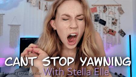 Can't Stop Yawning - Stella Elle - HD 720 MP4