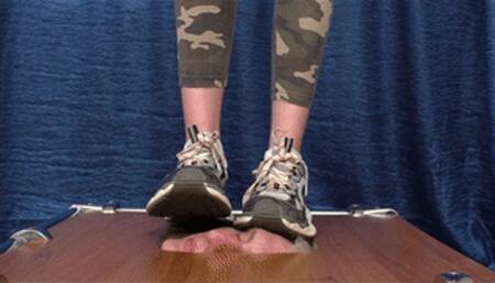 College girl in Balenciaga 3XL sneakers crushes my face (part 5 of 5), flo562x 1080p