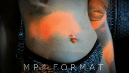 Halloween Jack o Lantern Belly Ring Fingering (HD) MP4