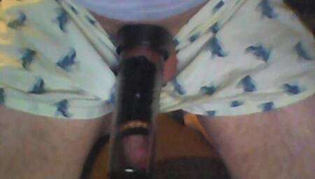 Cock with Cockrings Vacuum Pump Milking