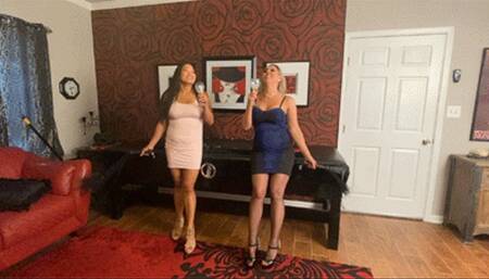 Tipsy Dommes Flog His Ass  (SD)