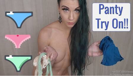Panty Try On- JOI
