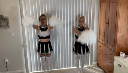 High School Cheerleaders Jerk Off Instruction