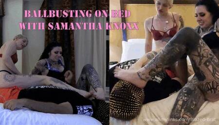Ballbusting, Foot Worship With Samantha Knoxx