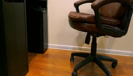 Working At Office In Nylon Pantyhose