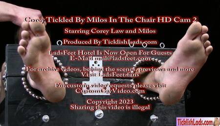 Corey Tickled By Milos In The Chair HD Part 2