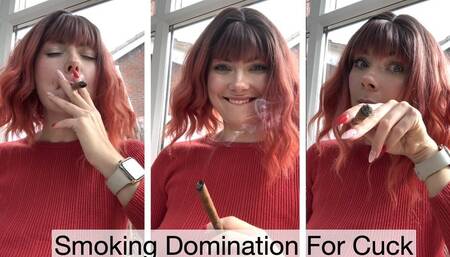 Smoking Domination For Cuck Imposed Bi