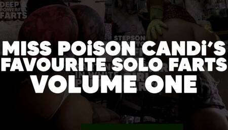 Miss Poison Candi's Favourite Solo Farts Volume One 1080P