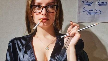 Did you ever have a crush on a teacher who smokes? If not, you do now