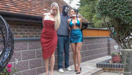 Rachel & Mila in: And Where They Hid Those Cute Greeter Girls, Nobody Knows - Except Us - & are They EVER Going Wild!