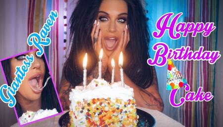 GIANTESS RAVEN’S HAPPY BIRTHDAY CAKE