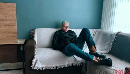 Sexy Bondage Between Leather Cowboys