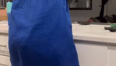 Hard ripping wedgie to relax