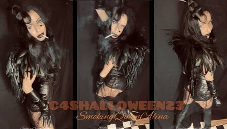 Your sexy tar angel smokes an eve 120