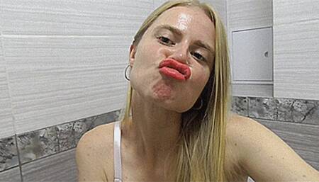 Smell my sexy lips!MP4