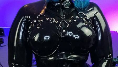 Latex Catsuit intense Soloplay