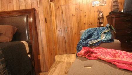 soaked horny milf in towel pov