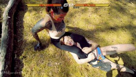 Finish him! - Brutal Femdom beatdown [720p]