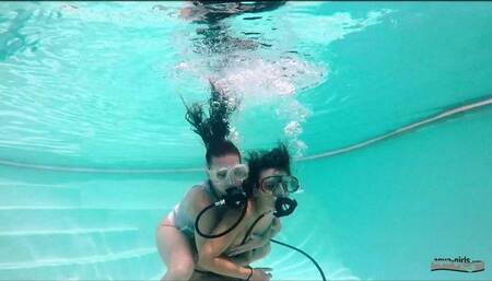 502 - Anina Silk Tied up and Left on the Bottom of the Pool